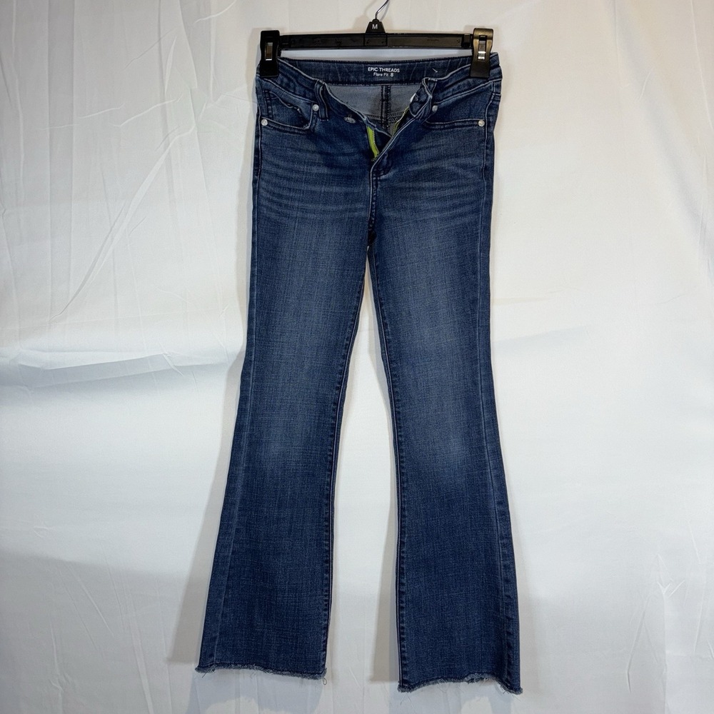 Epic Threads Size 8 Girl Jeans Flare‎ Fit Denim Rodeo Western Classic